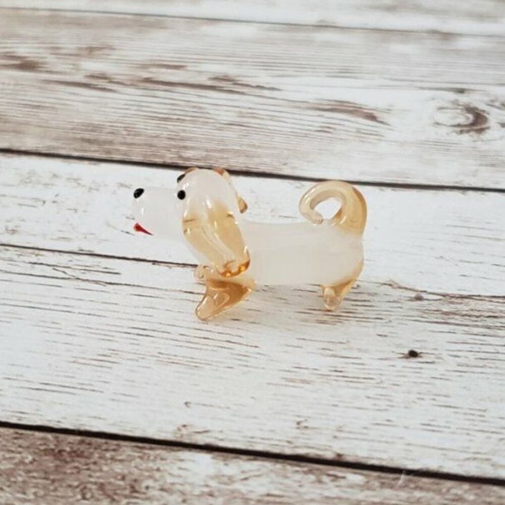 Handmade Glass Pendant Sausage Dog/Wiener/ Dachshund - No Chain Included - New